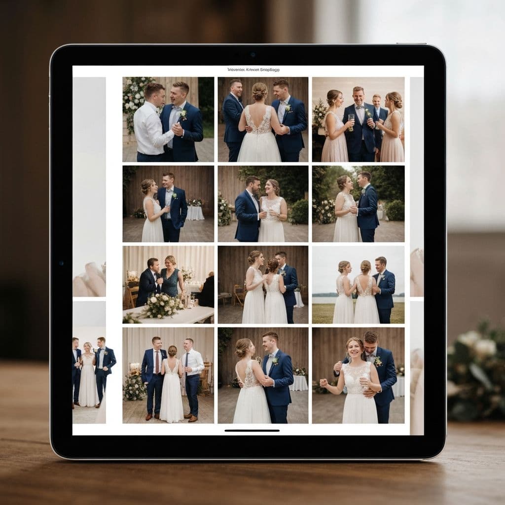 Hochzeitsfotos in der Galerie