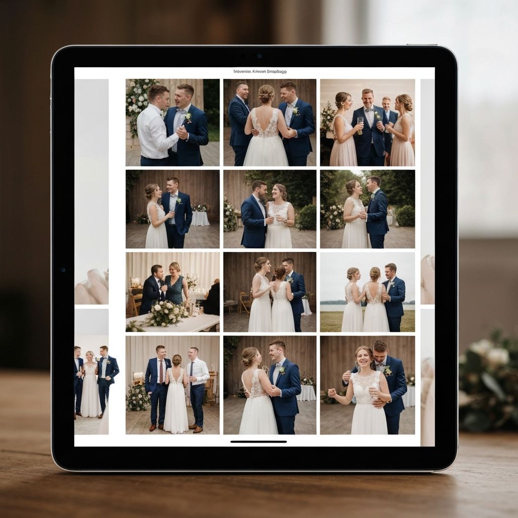 Hochzeitsfotos in der Galerie